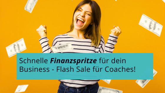 Mehr über den Artikel erfahren Flash Sale für Coaches: Schnell Geld verdienen online – ohne Launches