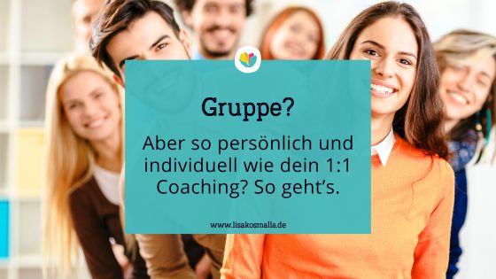 Gruppenprogramm individuell und persönlich